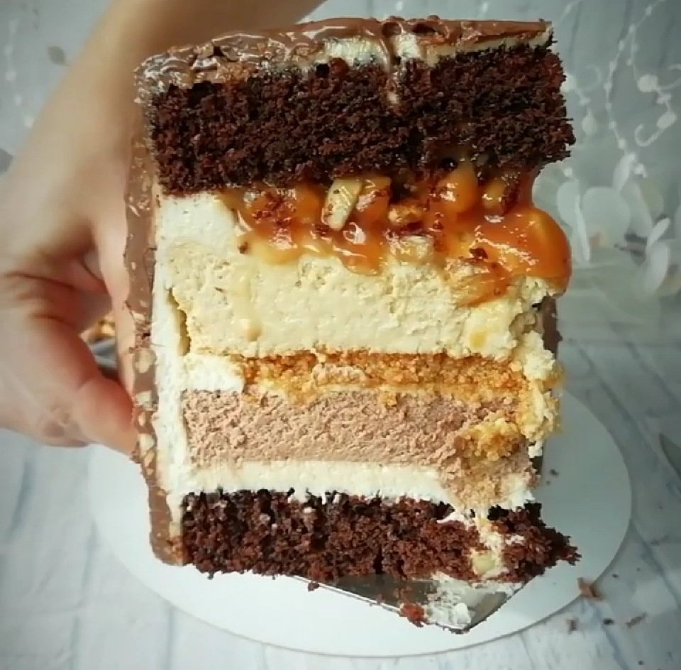 Кондитерка] Торт Идеальный Snickers (buenocake) | Скачать полные курсы  практические бесплатно лучше, чем складчина или торрент складчики все у нас