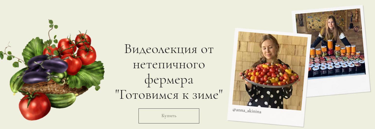 Видеолекция от нетепичного фермера Готовимся к зиме (Анна Акинина) |  Скачать полные курсы практические бесплатно лучше, чем складчина или  торрент складчики все у нас